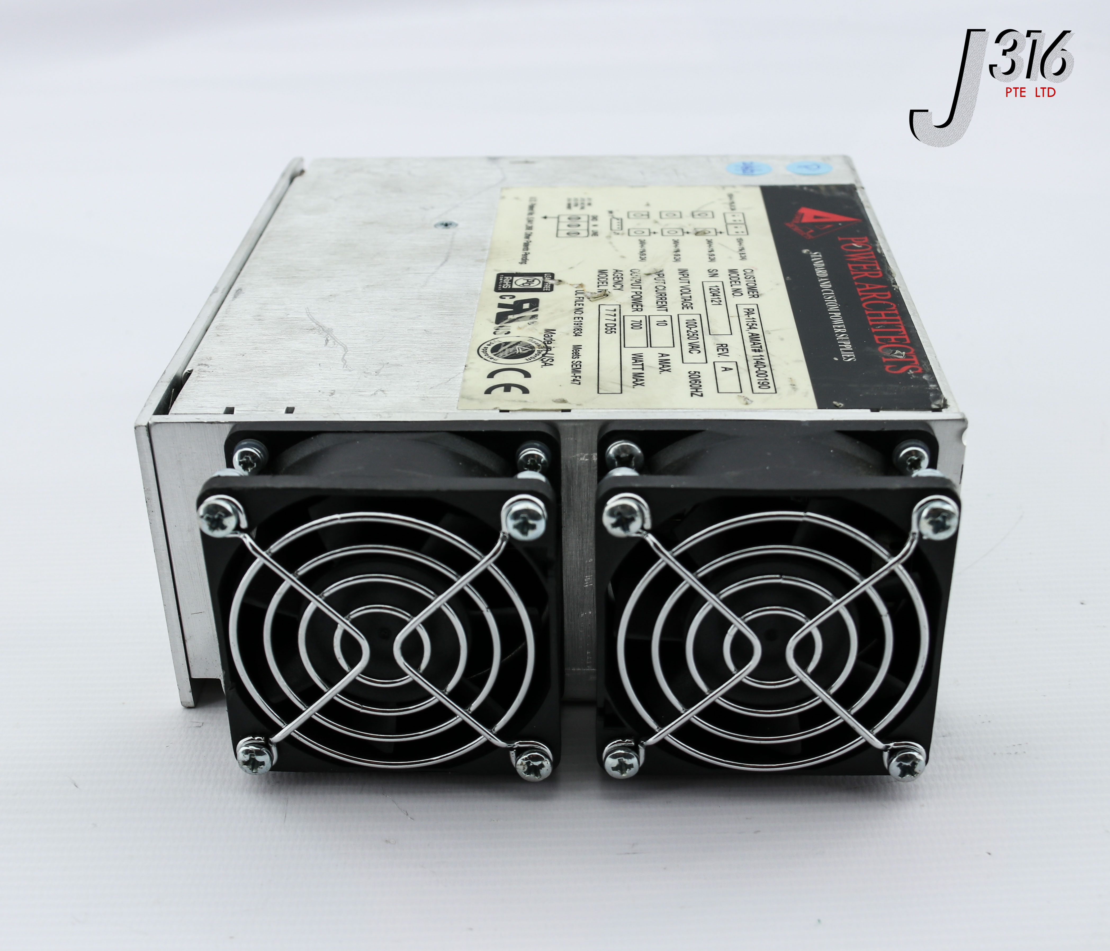 25707 APPLIED MATERIALS POWER ARCHITECTS POWER SUPPLY, PA-1154